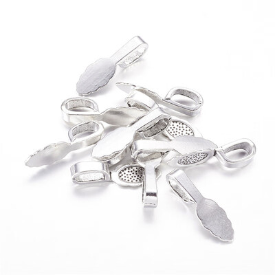PH PANDAHALL 50 Pcs Tibetan Style Alloy Glue on Flat Pad Bails Leaf Shape Pendants Charms Connector
PH PANDAHALL 50 Pcs Tibetan Style Alloy Glue on Flat Pad Bails Leaf Shape Pendants Charms Connector
