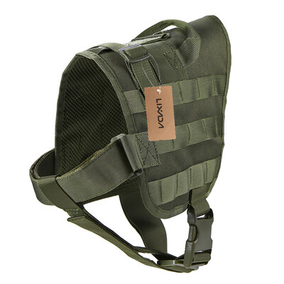 Lixada Outdoor Molle Dog Vest Adjustable Water Resistant Nylon Dog Vest with Safety Lock&Detachable Strap
Lixada Outdoor Molle Dog Vest Adjustable Water Resistant Nylon Dog Vest with Safety Lock&Detachable Strap