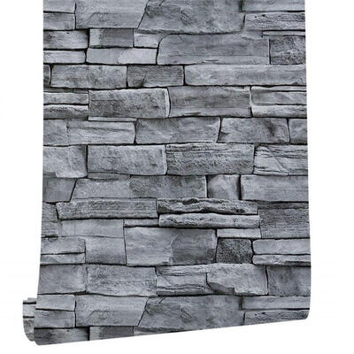 Peel & Stick Wallpaper Dark Grey StoneBrick Pattern Self Adhesive Removable Wallpaper Home DecorativeLength 6m
Peel & Stick Wallpaper Dark Grey StoneBrick Pattern Self Adhesive Removable Wallpaper Home DecorativeLength 6m