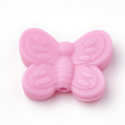 Food Grade Environmental Silicone Beads Chewing Beads For Teethers DIY Nursing Necklaces Making Butterfly PearlPink 20x25x6mm
Food Grade Environmental Silicone Beads Chewing Beads For Teethers DIY Nursing Necklaces Making Butterfly PearlPink 20x25x6mm
