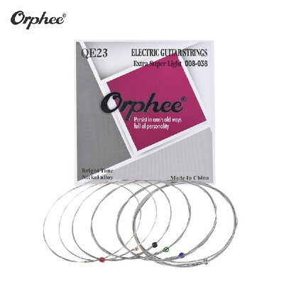 Orphee QE29 Electric Guitar String 6pcsSet011-050 Hexagonal Steel Core Nickel Alloy Medium Tension
Orphee QE29 Electric Guitar String 6pcsSet011-050 Hexagonal Steel Core Nickel Alloy Medium Tension