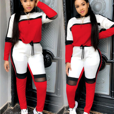 Tailored Fashion Womens Casual Color Splicing Long Sleeve T-Shirt Long Pants Sports Set
Tailored Fashion Womens Casual Color Splicing Long Sleeve T-Shirt Long Pants Sports Set
