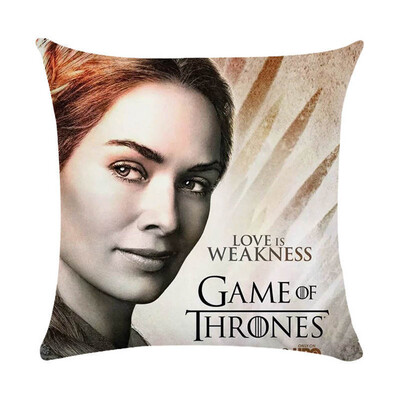 18" Square Game of Thrones Cotton Linen Home Decorative Throw Pillow Case Cushion Cover 45cm45cm
18" Square Game of Thrones Cotton Linen Home Decorative Throw Pillow Case Cushion Cover 45cm45cm