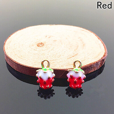 1pcs DIY Earrings Necklace Jewelry Findings Making Lovely Sweet Enamel Alloy Fruit Strawberry Drip Charm Pendant for Girls
1pcs DIY Earrings Necklace Jewelry Findings Making Lovely Sweet Enamel Alloy Fruit Strawberry Drip Charm Pendant for Girls