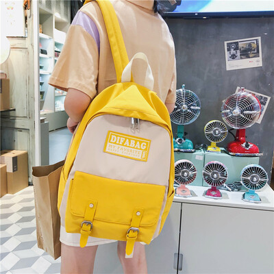 Schoolbag female Korean high school ulzzang college student backpack contrast Harajuku casual bag ins wind junior high school back
Schoolbag female Korean high school ulzzang college student backpack contrast Harajuku casual bag ins wind junior high school back