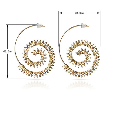 1 Pair Fashion Romantic spiral stud Earring Ear Stud Earrings for women Statement Jewelry
1 Pair Fashion Romantic spiral stud Earring Ear Stud Earrings for women Statement Jewelry