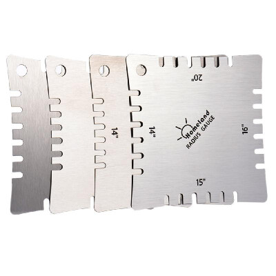 4pcs Stainless Steel Guitar Notched Radius Gauge Fingerboard Fretboard Measuring Tool Set
4pcs Stainless Steel Guitar Notched Radius Gauge Fingerboard Fretboard Measuring Tool Set