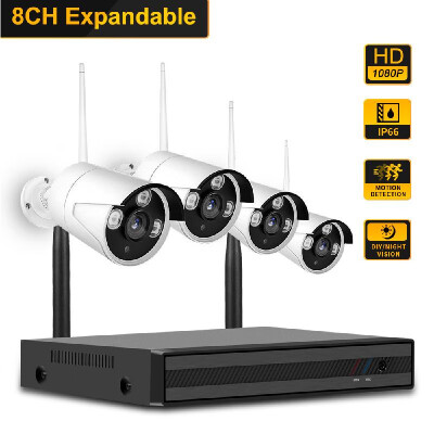 8CH NVR 4 pcs1080P Cameras Kit Night Vision IP Camera Security&Surveillance System Support Remote Control EU Plug
8CH NVR 4 pcs1080P Cameras Kit Night Vision IP Camera Security&Surveillance System Support Remote Control EU Plug