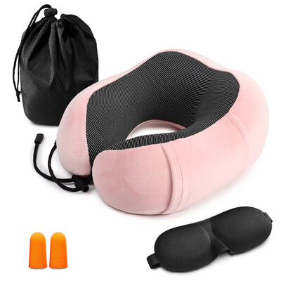 Travel Pillow Memory Foam Neck Pillow Neck Head Support Pillow with Waterproof Travel Bag Eye Mask&Ear Plugs for Airplane Cars
Travel Pillow Memory Foam Neck Pillow Neck Head Support Pillow with Waterproof Travel Bag Eye Mask&Ear Plugs for Airplane Cars