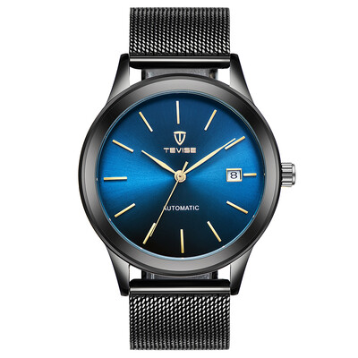 TEVISE Brand Luxury Gold Automatic Mechanical Men Watch Water-Proof Mesh Stainless Steel Band Self-Winding Man Casual Wristwatch
TEVISE Brand Luxury Gold Automatic Mechanical Men Watch Water-Proof Mesh Stainless Steel Band Self-Winding Man Casual Wristwatch