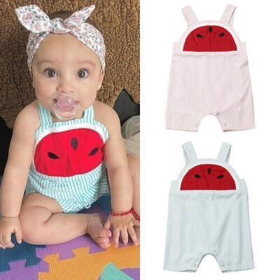 Newborn Baby Girl Boy watermelon Clothes Stripe Romper Bodysuit Jumpsuit Outfits
Newborn Baby Girl Boy watermelon Clothes Stripe Romper Bodysuit Jumpsuit Outfits