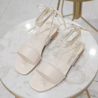 Sandals women wear Korean version of open-toed cross-tie Roman shoes flat-bottomed simple beach sandals tide
Sandals women wear Korean version of open-toed cross-tie Roman shoes flat-bottomed simple beach sandals tide