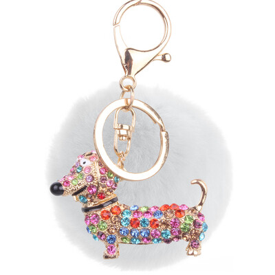 Cute Keji Keychain Diamond Cartoon Puppy Keychain Gift Rex Rabbit Fur Plush Ball Jewelry
Cute Keji Keychain Diamond Cartoon Puppy Keychain Gift Rex Rabbit Fur Plush Ball Jewelry