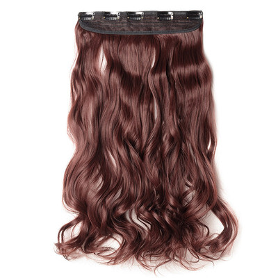 Synthetic Fiber Clips in on Hair Extension 34 Full Head One Piece 5 Clips Long Silky Straight Curly Wavy
Synthetic Fiber Clips in on Hair Extension 34 Full Head One Piece 5 Clips Long Silky Straight Curly Wavy