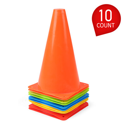 24 Pack 7 Inch Plastic Sport Training Traffic Cone Space Marker for Kids Home Football Training Soccer 4 Colors
24 Pack 7 Inch Plastic Sport Training Traffic Cone Space Marker for Kids Home Football Training Soccer 4 Colors