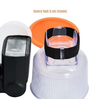 Universal Lambancy Dome Flash Diffuser with Orange White Silver Domes for Canon 420EX 430EX 550EX 580EX 600EX for Nikon SB600 SB70
Universal Lambancy Dome Flash Diffuser with Orange White Silver Domes for Canon 420EX 430EX 550EX 580EX 600EX for Nikon SB600 SB70