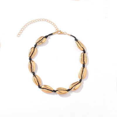 Bohemian Black Shell Choker Necklace For Women Handmade Rope Seashell Necklace Lady Jewelry
Bohemian Black Shell Choker Necklace For Women Handmade Rope Seashell Necklace Lady Jewelry