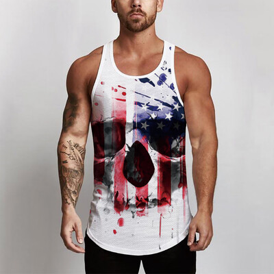 Toponeto Mens Sleeveless Independence Day Printing Mesh Breathable Bodybuilding Sport Vest
Toponeto Mens Sleeveless Independence Day Printing Mesh Breathable Bodybuilding Sport Vest