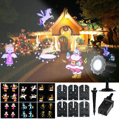 Projection Light Animated Led Projector Remote Control Light Christmas Halloween Projector Lights with 6 Dynamic Animation Slides
Projection Light Animated Led Projector Remote Control Light Christmas Halloween Projector Lights with 6 Dynamic Animation Slides