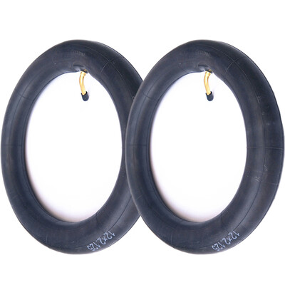 2Pcs Black Electric Scooter Wheelchair 12-12x2-14 Inner Tube Pipe Rubber Tire