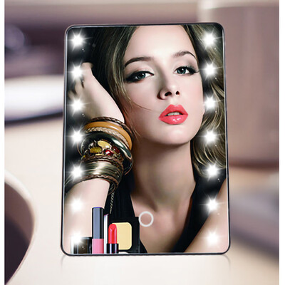 Gobestart 16LED Desktop Makeup Mirror Adjustable Light Touch-screen Beauty Mirror Black
Gobestart 16LED Desktop Makeup Mirror Adjustable Light Touch-screen Beauty Mirror Black
