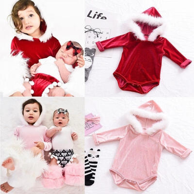 2 Colors Toddler Baby Girl Hooded Jumpsuit Romper Bodysuit Velvet Clothes Outfit Xmas 0-24 Months
2 Colors Toddler Baby Girl Hooded Jumpsuit Romper Bodysuit Velvet Clothes Outfit Xmas 0-24 Months