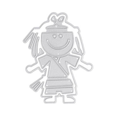 Cartoon Kung Fu Metal Cutting Dies Stencil DIY Scrapbook Paper Card Craft