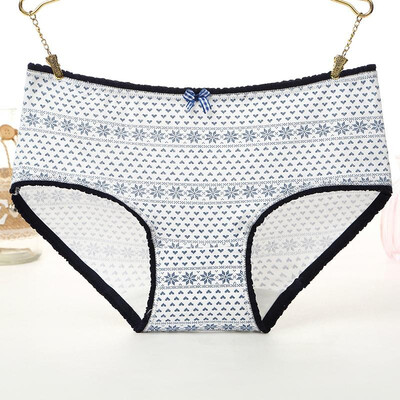 Women Cute Printed Panties Briefs Scalloped Lace Bow Breathable Underwear Ladies Shorts Intimates Lingerie
Women Cute Printed Panties Briefs Scalloped Lace Bow Breathable Underwear Ladies Shorts Intimates Lingerie