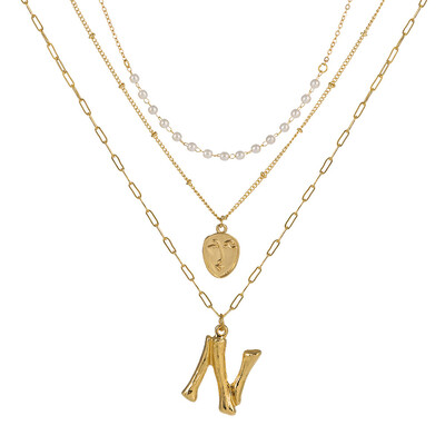 2019 New Face Coin Beads Alphabet Initial LetterPendant Necklace Female Gold Color Chain Choker Collar Necklaces for Women
2019 New Face Coin Beads Alphabet Initial LetterPendant Necklace Female Gold Color Chain Choker Collar Necklaces for Women