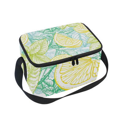 ALAZA Insulated Lunch Box Lemon And Mint Lunch Bag for Men Women Portable Tote Bag Cooler Bag
ALAZA Insulated Lunch Box Lemon And Mint Lunch Bag for Men Women Portable Tote Bag Cooler Bag