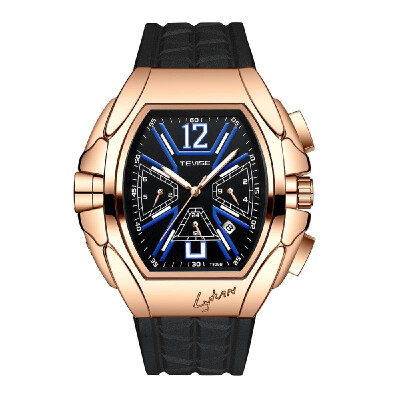 TEVISE T829B Man Automatic Watch Weekly Monthly Dial Calendar Display Silicon Watchband Male Mechanical Wristwatch
TEVISE T829B Man Automatic Watch Weekly Monthly Dial Calendar Display Silicon Watchband Male Mechanical Wristwatch