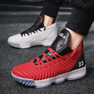 Basketball shoes wear-resistant anti-war boots sliding high to help fly woven non-slip breathable outdoor sports shoes
Basketball shoes wear-resistant anti-war boots sliding high to help fly woven non-slip breathable outdoor sports shoes