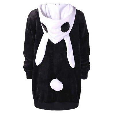 Toponeto Cute Contrast Rabbit Ear Hooded Fuzzy Coat Winter Warm Women Jacket Outerwear
Toponeto Cute Contrast Rabbit Ear Hooded Fuzzy Coat Winter Warm Women Jacket Outerwear