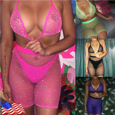 US Fishnet Ladies Babydoll Sleepwear Womens Sexy Lingerie Bra Mesh Pajamas Suit
US Fishnet Ladies Babydoll Sleepwear Womens Sexy Lingerie Bra Mesh Pajamas Suit
