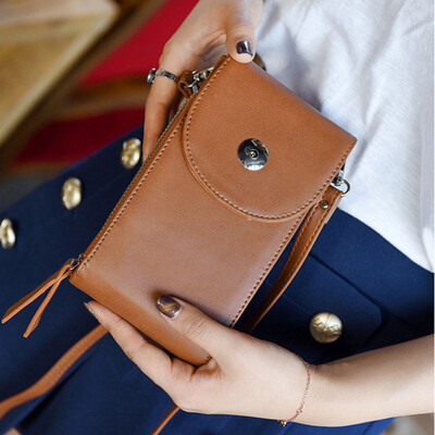 Tailored Retro Lady Simple Solid Color Long Mobile Wallet Messenger Bag Shoulder Bag
Tailored Retro Lady Simple Solid Color Long Mobile Wallet Messenger Bag Shoulder Bag