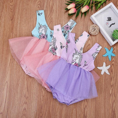 Toddler Infant Baby Girls Unicorn Lace Tulle Dress Skirt Romper Outfits Costume Sunsuit
Toddler Infant Baby Girls Unicorn Lace Tulle Dress Skirt Romper Outfits Costume Sunsuit