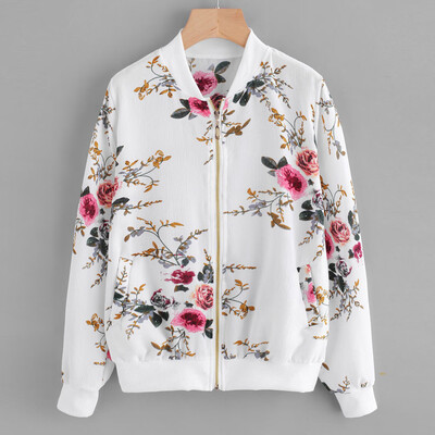 Roseonmyhand Womens Retro Floral Printing Zipper Up Bomber Jacket Casual Coat Outwear
Roseonmyhand Womens Retro Floral Printing Zipper Up Bomber Jacket Casual Coat Outwear