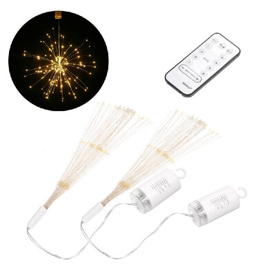 2Pcs Fireworks Light 150 LEDs Christmas String Lights with Remote Control Decorative Hanging Starburst Lamp for Indoor Outdoor Hom
2Pcs Fireworks Light 150 LEDs Christmas String Lights with Remote Control Decorative Hanging Starburst Lamp for Indoor Outdoor Hom