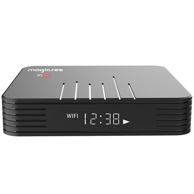 MAGICSEE N5 Max TV Box Android 81 Amlogic S905X2 24GHz 5GHz WiFi BT41 Support 4K H265
MAGICSEE N5 Max TV Box Android 81 Amlogic S905X2 24GHz 5GHz WiFi BT41 Support 4K H265