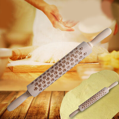 Tailored Christmas Rolling Pin Engraved Carved Wood Embossed Rolling Pin Kitchen Tool
Tailored Christmas Rolling Pin Engraved Carved Wood Embossed Rolling Pin Kitchen Tool