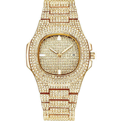 Women Luxury Diamond Watch Stainless Steel Analog Quartz Wristwatch Minimalist Gold Watches Lady Female Bling Bling Clock
Women Luxury Diamond Watch Stainless Steel Analog Quartz Wristwatch Minimalist Gold Watches Lady Female Bling Bling Clock