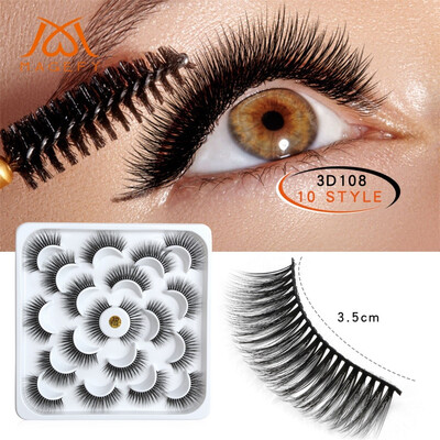 〖Follure〗10 Pairs Of 3D Mink Fur With Soft Long Curly And Warped Many Layer Eyelashes 
〖Follure〗10 Pairs Of 3D Mink Fur With Soft Long Curly And Warped Many Layer Eyelashes