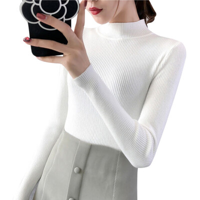 Autumn Winter Sweater Women Long Sleeve Pullover Women Basic Sweaters Turtleneck Korean Style Knit Tops Femme
Autumn Winter Sweater Women Long Sleeve Pullover Women Basic Sweaters Turtleneck Korean Style Knit Tops Femme