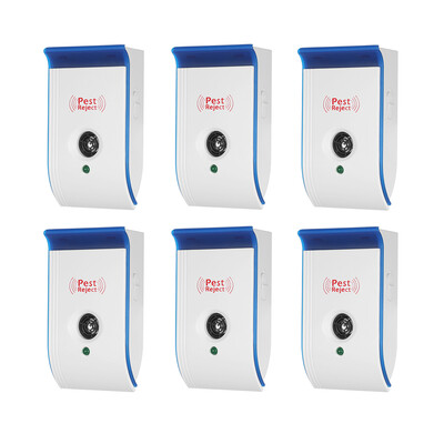 6-Pack Ultrasonic Pest Repeller with Night Light Non-toxic Repellent for Mice Mosquitoes Ants Spiders Roaches Repelling AC90V-240V
6-Pack Ultrasonic Pest Repeller with Night Light Non-toxic Repellent for Mice Mosquitoes Ants Spiders Roaches Repelling AC90V-240V