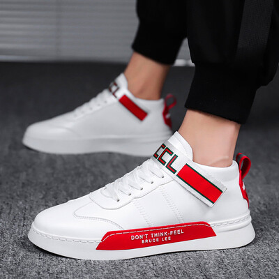Mens Shoes in Autumn Baitao Leisure High-Up Canvas Board Shoes Small White Middle-Up Sports Korean Edition Trendy Shoes
Mens Shoes in Autumn Baitao Leisure High-Up Canvas Board Shoes Small White Middle-Up Sports Korean Edition Trendy Shoes