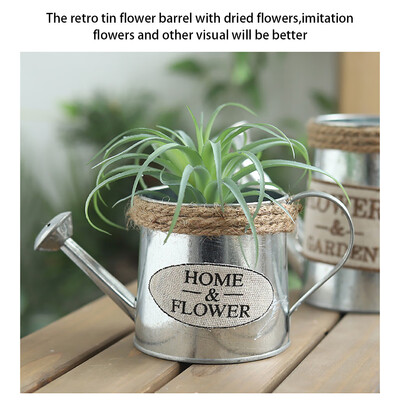 Gobestart Vintage Metal Iron Barrel Retro Flower Pot Bucket Home Decoration Watering Can
Gobestart Vintage Metal Iron Barrel Retro Flower Pot Bucket Home Decoration Watering Can