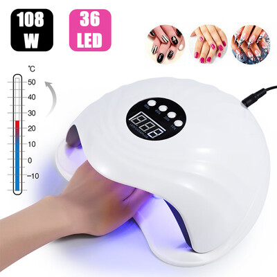Toponeto LED 36W UV Nail Gel Curing Nail Art Machine EU Lamp Light Nail Gel Polish Dryer
Toponeto LED 36W UV Nail Gel Curing Nail Art Machine EU Lamp Light Nail Gel Polish Dryer