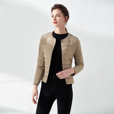Roseonmyhand Womens Casual O-neck Light Coat Solid Color Short Button Pocket Down Jackets
Roseonmyhand Womens Casual O-neck Light Coat Solid Color Short Button Pocket Down Jackets