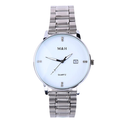 Gobestart Simple Mens Calendar Watch Rhinestone Dial Stainless Steel Belt Quartz Watch
Gobestart Simple Mens Calendar Watch Rhinestone Dial Stainless Steel Belt Quartz Watch