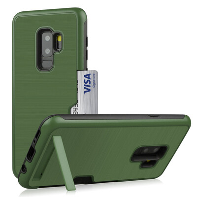 Bumper Case Samsung Galaxy S9 S9 Plus Card Holder Stand Cover Samsung SM G965FDS G9650DS G965F G965N G965W G965U Armor Case
Bumper Case Samsung Galaxy S9 S9 Plus Card Holder Stand Cover Samsung SM G965FDS G9650DS G965F G965N G965W G965U Armor Case